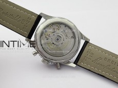 Navitimer 41mm SS B50 Best Edition SS Black Dial Numeral Markers on SS Bracelet A7750