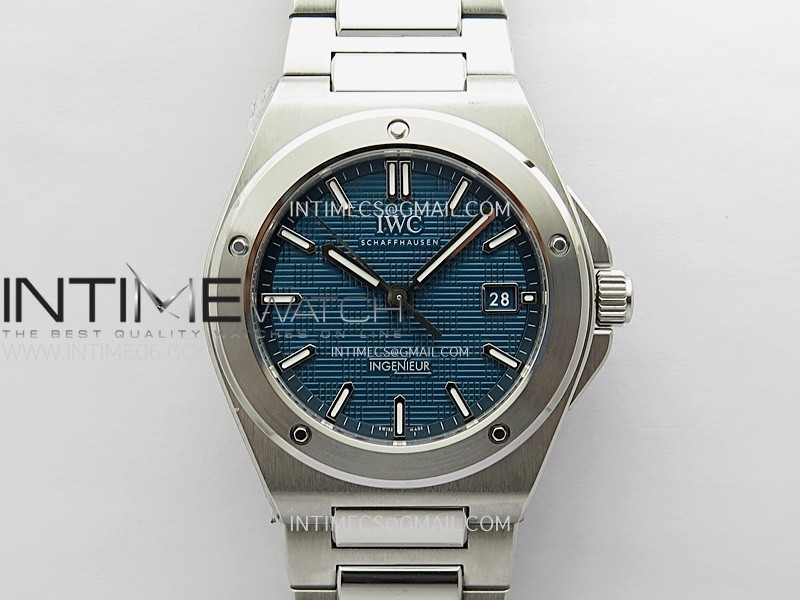 Ingenieur IW328903 SS A7F 1:1 Best Edition Aqua Blue Dial on SS Bracelet A2892