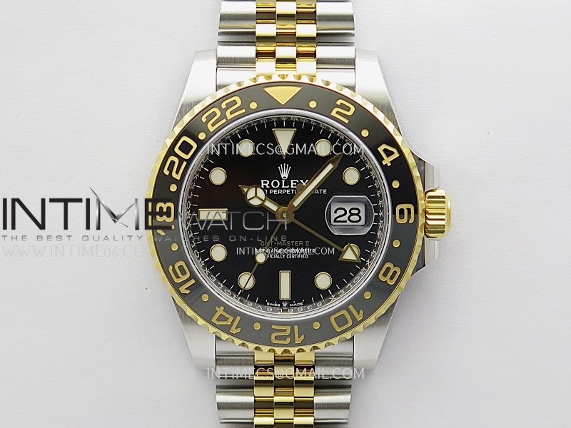 GMT-Master II 126713 GRNR WF V2 Gain Weight 1:1 Best Edition on Black Dial SS/YG Bracelet Super Clone VR3285 CHS