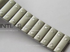Santos de Cartier 35mm SS BVF 1:1 Best Edition Blue Dial on SS SmartLinks Bracelet MIYOTA 9015