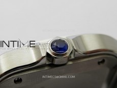 Santos de Cartier 35mm SS BVF 1:1 Best Edition Green Dial on SS SmartLinks Bracelet MIYOTA 9015