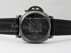 PAM1412 Z Satin-polished steel VSF 1:1 Best Edition Green Shaed Dial on Black Rubber Strap Asian P9010 super clone