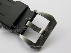 PAM1412 Z Satin-polished steel VSF 1:1 Best Edition Green Shaed Dial on Black Rubber Strap Asian P9010 super clone