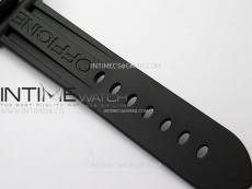 PAM1412 Z Satin-polished steel VSF 1:1 Best Edition Green Shaed Dial on Black Rubber Strap Asian P9010 super clone