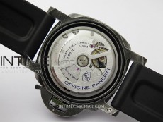 PAM1412 Z Satin-polished steel VSF 1:1 Best Edition Green Shaed Dial on Black Rubber Strap Asian P9010 super clone