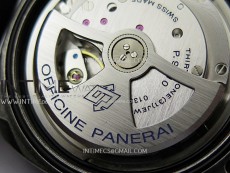 PAM1412 Z Satin-polished steel VSF 1:1 Best Edition Green Shaed Dial on Black Rubber Strap Asian P9010 super clone