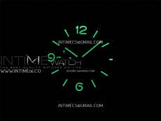 PAM1412 Z Satin-polished steel VSF 1:1 Best Edition Green Shaed Dial on Black Rubber Strap Asian P9010 super clone