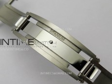 RM055 White inner Bezel White Crown NTPT/Ti ZF 1:1 Best Edition on White Rubber Strap RMUL2 Super Clone