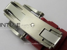 RM055 Black Carbon Bezel Black Crown NTPT/Ti ZF 1:1 Best Edition on Red Rubber Strap RMUL2 Super Clone