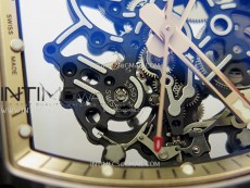RM055 RG Inner Bezel Black Crown NTPT/NTPT ZF 1:1 Best Edition on Black Rubber Strap RMUL2 Super Clone