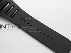 RM055 RG Inner Bezel Black Crown NTPT/NTPT ZF 1:1 Best Edition on Black Rubber Strap RMUL2 Super Clone