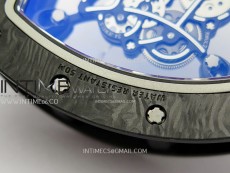 RM055 White Inner Bezel Black Crown NTPT/NTPT ZF 1:1 Best Edition on White Rubber Strap RMUL2 Super Clone
