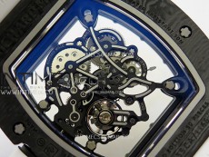 RM055 White Inner Bezel Black Crown NTPT/NTPT ZF 1:1 Best Edition on White Rubber Strap RMUL2 Super Clone