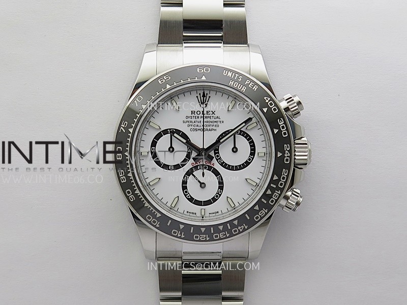 Daytona 126500 VSF 1:1 Best Edition 904L Steel White Dial on SS Bracelet Asian 4801 Daytona 126500 VSF 1:1 Best Edition 904L Steel White Dial on SS Bracelet Asian 4801