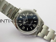 Explorer 124270 36mm 904L Steel KRF 1:1 Best Edition Black Dial on SS Bracelet V2