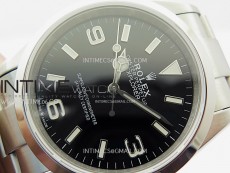 Explorer 124270 36mm 904L Steel KRF 1:1 Best Edition Black Dial on SS Bracelet V2