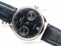 PORTUGUESE REAL PR IW500702 ZF 1:1 BEST EDITION ON BLACK LEATHER STRAP A52010