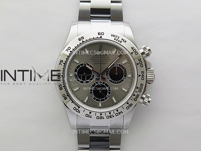 Daytona 126509 Gain Weight QF 1:1 Best Edition Gray Dial Black Subdial on Bracelet SH4131 V6