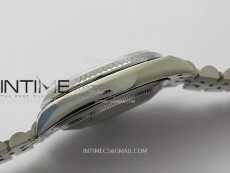 DateJust 126234 904L SS JDF 1:1 Best Edition Gray Leaves Dial Diamond Markers on Jubilee 904L SS Bracelet