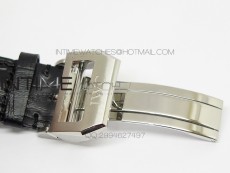PORTUGUESE REAL PR SS GARY DIAL Gold Numbers ZF 1:1 BEST EDITION ON BLACK LEATHER STRAP A52010