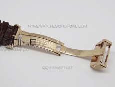 PORTUGUESE REAL PR RG GARY DIAL Gold Numbers ZF 1:1 BEST EDITION ON BLACK LEATHER STRAP A52010