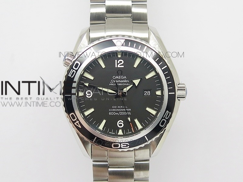 Planet Ocean 45mm Ultimate Edition Black Dial & Bezel on Bracelet A2824