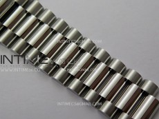 Daydate 128239 36mm Colour Jigsaw Puzzle SS QF Best Edition Turquoise Blue Dial on SS President Bracelet A2834