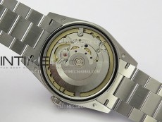 Daydate 128239 36mm Colour Jigsaw Puzzle SS QF Best Edition Turquoise Blue Dial on SS President Bracelet A2834