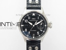 Big Pilot IW500901 ZF 1:1 Best Edition Black Dial on Black Leather Strap A51111