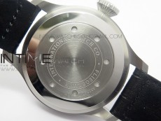 Big Pilot IW500901 ZF 1:1 Best Edition Black Dial on Black Leather Strap A51111