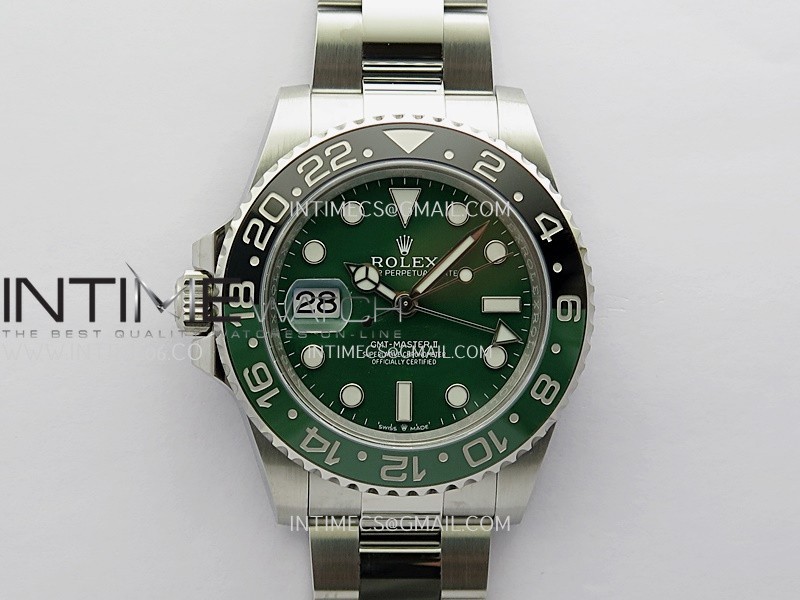 GMT-Master II 126729 VTNR SCF 1:1 Best Edition Green Dial On Oyster Bracelet SH3285 CHS GMT-Master II 126729 VTNR SCF 1:1 Best Edition Green Dial On Oyster Bracelet SH3285 CHS