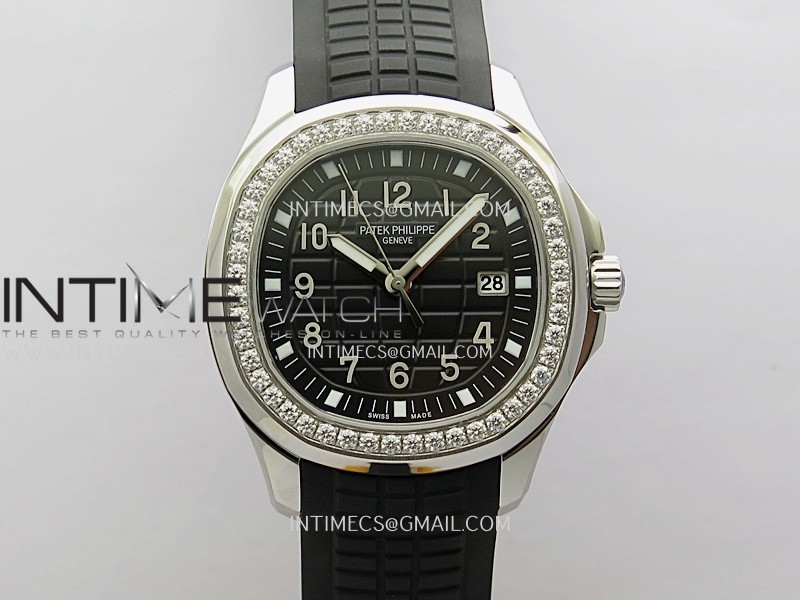 Aquanaut 5267 SS PPF 1:1 Best Edition Black Textured Dial On Black Rubber Strap Ronda Quartz Aquanaut 5267 SS PPF 1:1 Best Edition Black Textured Dial On Black Rubber Strap Ronda Quartz