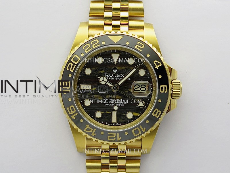 GMT-Master II 126718 GRNR YG ARF 1:1 Best Edition Tiger Iron Dial On YG Bracelet Super Clone VR3285 CHS GMT-Master II 126718 GRNR YG ARF 1:1 Best Edition Tiger Iron Dial On YG Bracelet Super Clone VR3285 CHS