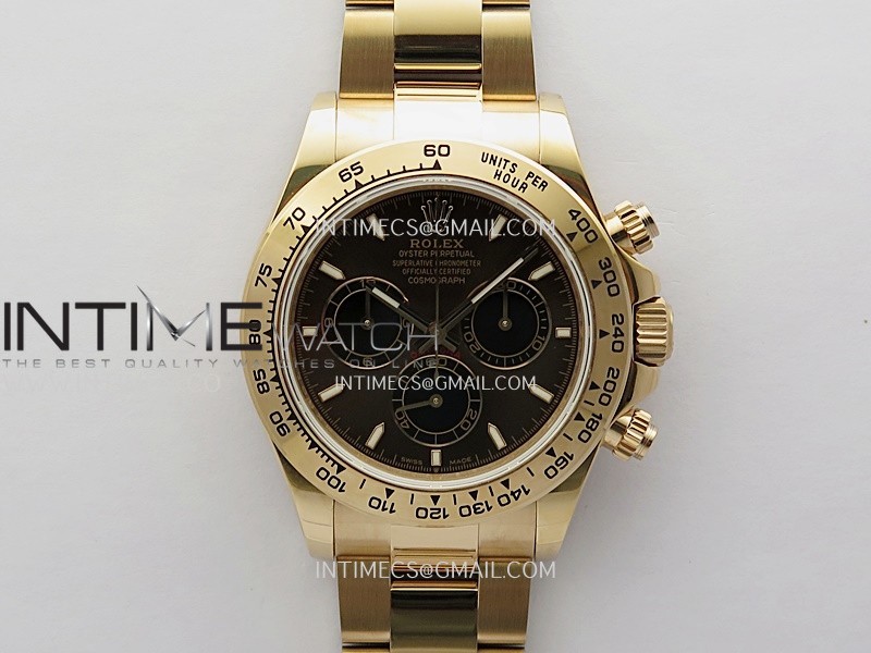 Daytona 126505 Gain Weight V6 QF 1:1 Best Edition Brown Dial Stick Markers On RG Bracelet SH4131 Daytona 126505 Gain Weight V6 QF 1:1 Best Edition Brown Dial Stick Markers On RG Bracelet SH4131