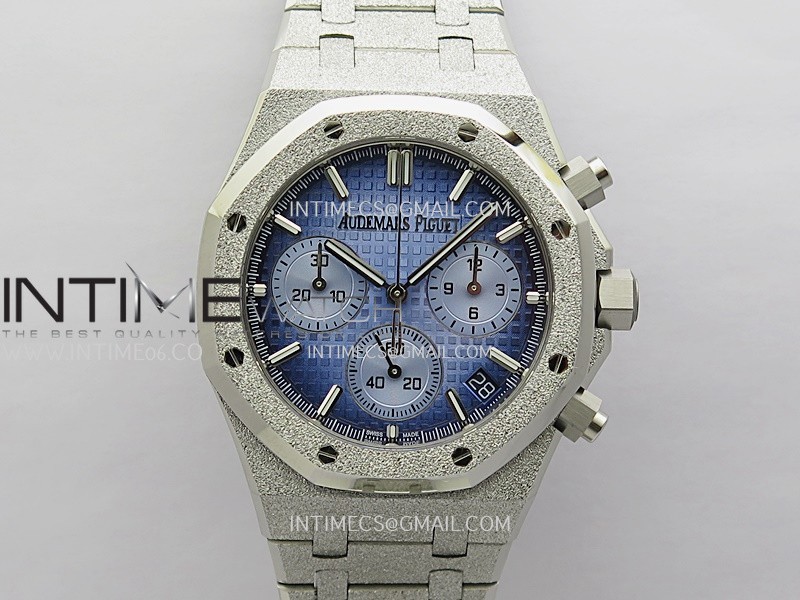 Royal Oak Chrono 26239BC Frosted SS APSF 1:1 Best Edition Ombre Blue Dial On Bracelet SA4401 Super Clone Royal Oak Chrono 26239BC Frosted SS APSF 1:1 Best Edition Ombre Blue Dial On Bracelet SA4401 Super Clone