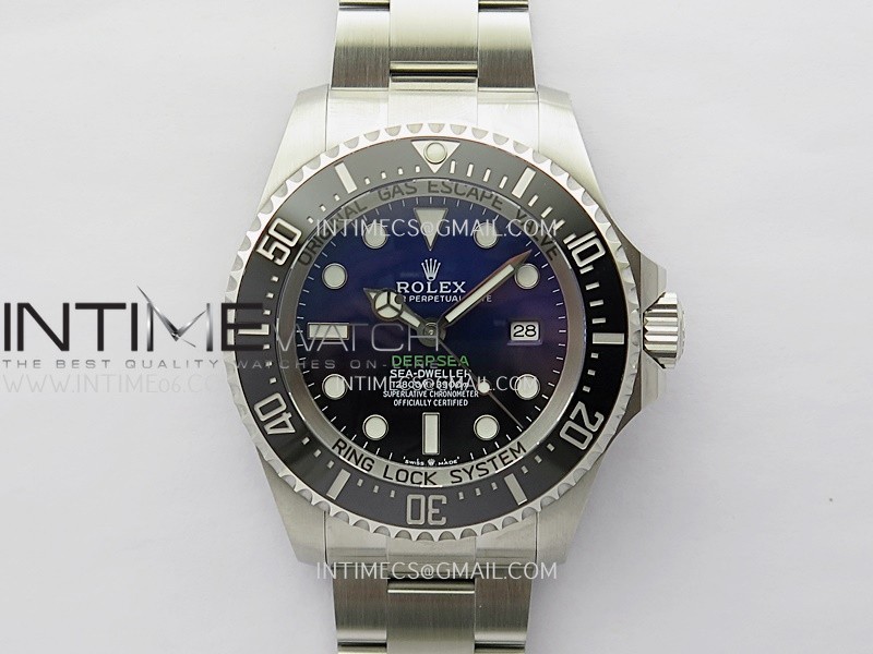 Sea-Dweller DEEPSEA 126660 "D-BLUE" 904L SS C+F 1:1 Best Edition Blue Dial On Oyster Bracelet VR3235 Sea-Dweller DEEPSEA 126660 "D-BLUE" 904L SS C+F 1:1 Best Edition Blue Dial On Oyster Bracelet VR3235