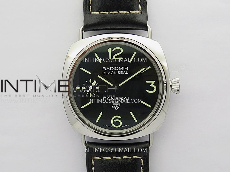PAM754 HWF 1:1 Best Edition Black Dial On Black Leather Strap A6497 PAM754 HWF 1:1 Best Edition Black Dial On Black Leather Strap A6497