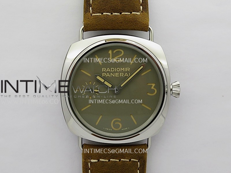 PAM1384 HWF 1:1 Best Edition Gray Dial On Brown ASSO Leather Strap A6497 PAM1384 HWF 1:1 Best Edition Gray Dial On Brown ASSO Leather Strap A6497
