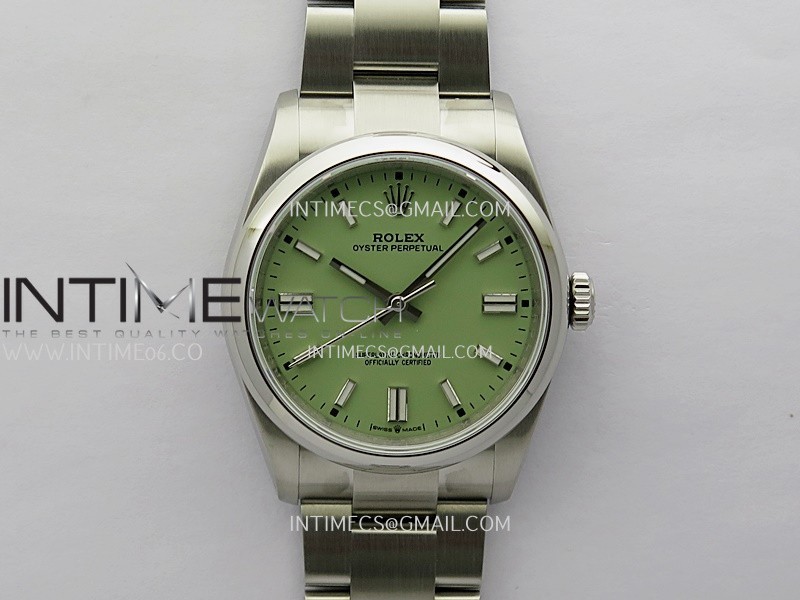 Oyster Perpetual 126000 36mm 904L SS KRF 1:1 Best Edition 2025 Green Dial On SS Bracelet Oyster Perpetual 126000 36mm 904L SS KRF 1:1 Best Edition 2025 Green Dial On SS Bracelet