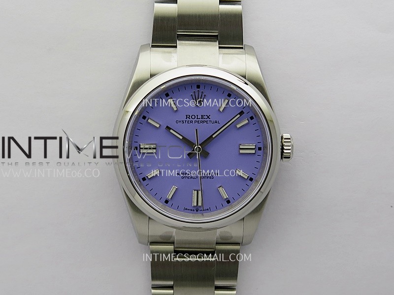 Oyster Perpetual 126000 36mm 904L SS KRF 1:1 Best Edition 2025 Lavender Purple Dial On SS Bracelet Oyster Perpetual 126000 36mm 904L SS KRF 1:1 Best Edition 2025 Lavender Purple Dial On SS Bracelet