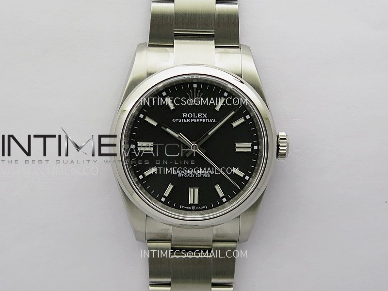 Oyster Perpetual 126000 36mm 904L SS KRF 1:1 Best Edition 2025 Black Dial On SS Bracelet Oyster Perpetual 126000 36mm 904L SS KRF 1:1 Best Edition 2025 Black Dial On SS Bracelet