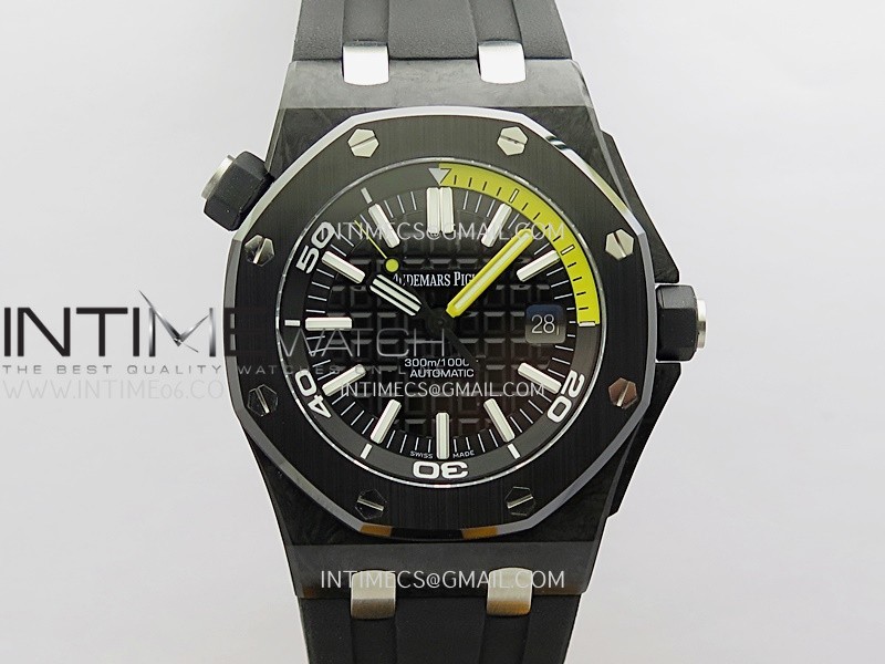 Royal Oak Offshore Diver 15706 Forged Carbon APSF 1:1 Best Edition On SA3120 Super Clone Royal Oak Offshore Diver 15706 Forged Carbon APSF 1:1 Best Edition On SA3120 Super Clone
