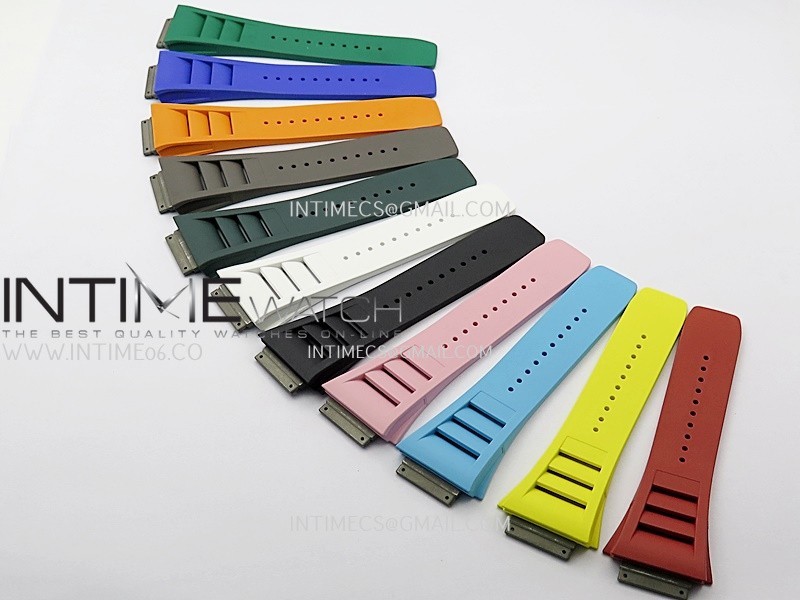 3AF 1:1 Richard Mille Rubber Straps For RM055 And RM035