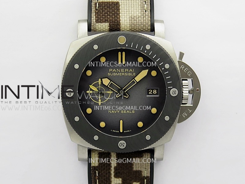 PAM1669 Carbotech 47mm VSF 1:1 Best Edition Ombre Black Dial Blue Markers On Camouflage Strap P.900 Clone PAM1669 Carbotech 47mm VSF 1:1 Best Edition Ombre Black Dial Blue Markers On Camouflage Strap P.900 Clone