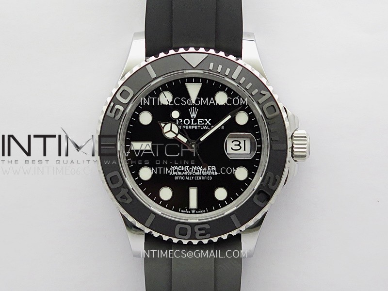 Yacht-Master 226659 Gain Weight QF 1:1 Best Edition Black Dial On Oysterflex Strap VR3235 Yacht-Master 226659 Gain Weight QF 1:1 Best Edition Black Dial On Oysterflex Strap VR3235