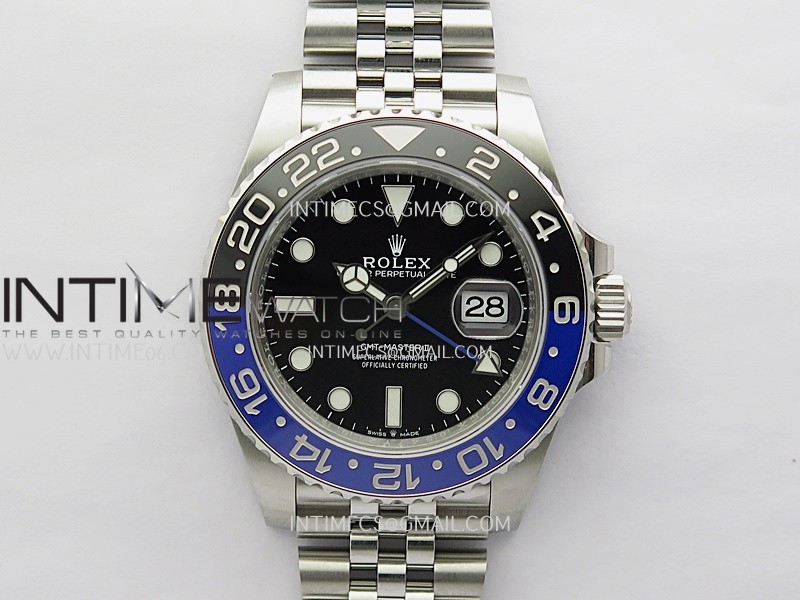 GMT-Master II 126710 BLNR 904L SS V3 VSF 1:1 Best Edition Black Dial On Jubilee Bracelet DD3285 CHS