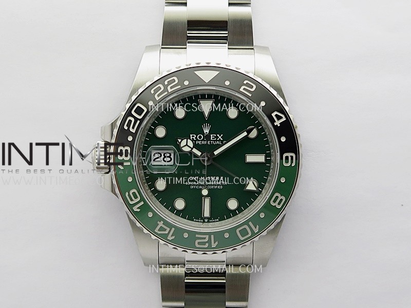 GMT-Master II 126729 VTNR 904L SS V3 VSF 1:1 Best Edition Green Dial On Oyster Bracelet DD3285 CHS