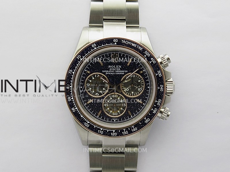 Daytona X SS/RG ADGF Best Edition Black Skeleton Dial On SS Bracelet SA4130 Daytona X SS/RG ADGF Best Edition Black Skeleton Dial On SS Bracelet SA4130