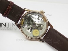 PORTUGUESE REAL PR RG GARY DIAL Gold Numbers ZF 1:1 BEST EDITION ON BLACK LEATHER STRAP A52010