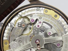 PORTUGUESE REAL PR RG GARY DIAL Gold Numbers ZF 1:1 BEST EDITION ON BLACK LEATHER STRAP A52010
